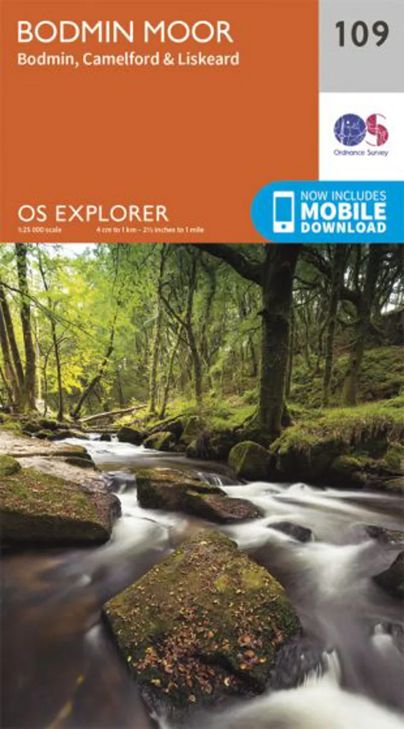 OS Explorer Map 109 -  Bodmin Moor